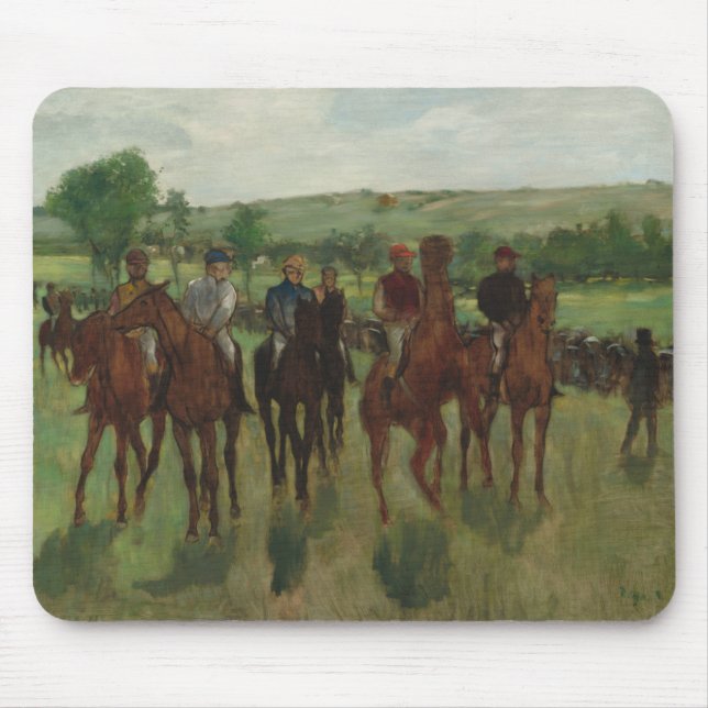 Edgar Degas| Die Fahrer Mousepad (Vorne)