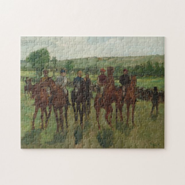 Edgar Degas| Die Fahrer Puzzle (Horizontal)