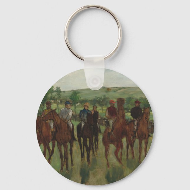 Edgar Degas | Die Fahrer Schlüsselanhänger (Vorderseite)
