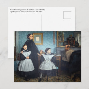 Edgar Degas - Die Familie Bellelli Postkarte