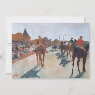 Edgar Degas - Die Parade Dankeskarte