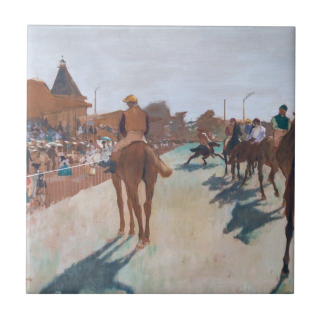 Edgar Degas - Die Parade Fliese (Vorderseite)