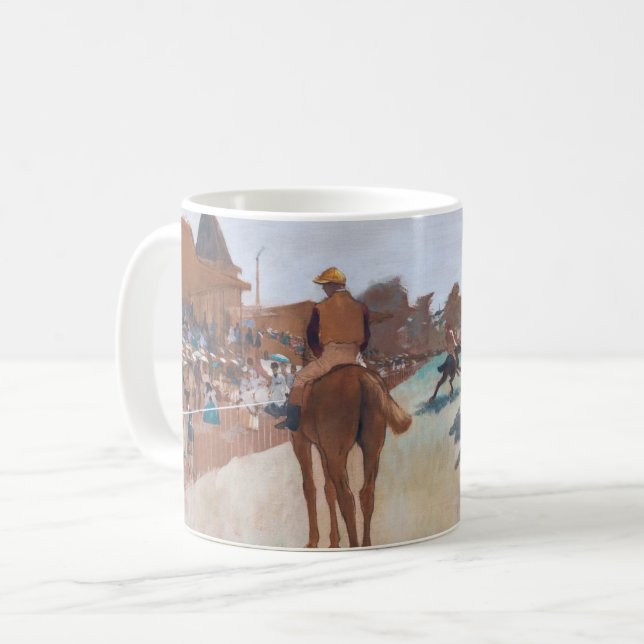 Edgar Degas - Die Parade Kaffeetasse (Vorderseite Links)