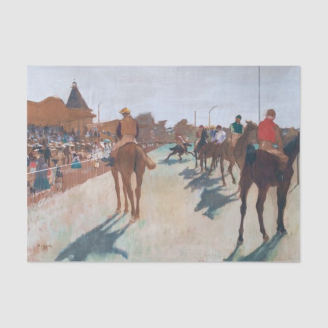 Edgar Degas - Die Parade Seidenpapier (Vorderseite)