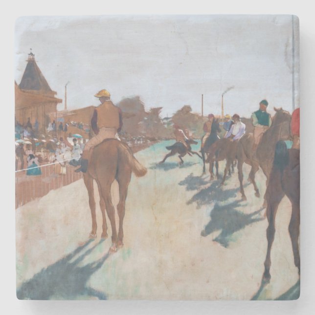 Edgar Degas - Die Parade Steinuntersetzer (Vorderseite)
