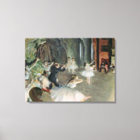 Edgar Degas | Die Probe des Balletts auf der Bühne
