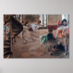 Edgar Degas - Die Probe Poster