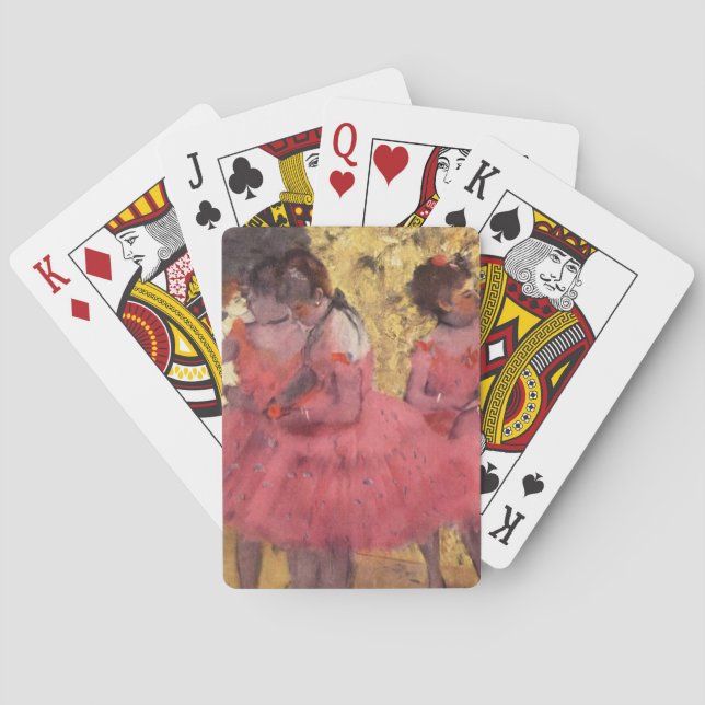 Edgar Degas Die rosa Tänzer Spielkarten (Rückseite)