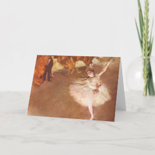 Edgar Degas die Stern-Gruß-Karte Karte