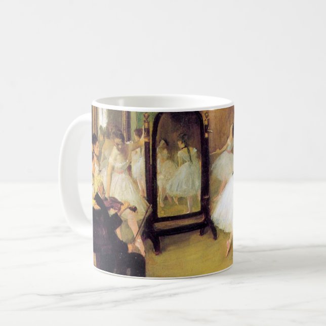 Edgar Degas | die Tanzen-Klasse Tasse (Vorderseite Links)