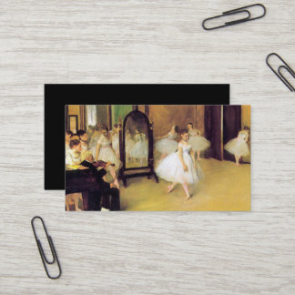 Edgar Degas | die Tanzen-Klasse Visitenkarte