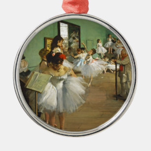 Edgar Degas die Tanzklasse Silbernes Ornament