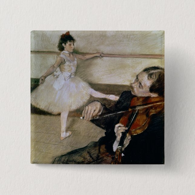 Edgar Degas | die Tanzstunde, c.1879 Button (Vorderseite)