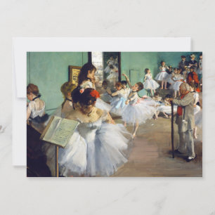 Edgar Degas - Die Tanzstunde Einladung