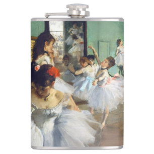 Edgar Degas - Die Tanzstunde Flachmann