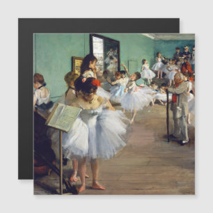 Edgar Degas - Die Tanzstunde Magnetkarte