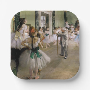 Edgar Degas - Die Tanzstunde Pappteller