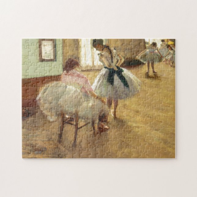 Edgar Degas Die Tanzstunde Puzzle (Horizontal)