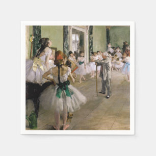 Edgar Degas - Die Tanzstunde Serviette