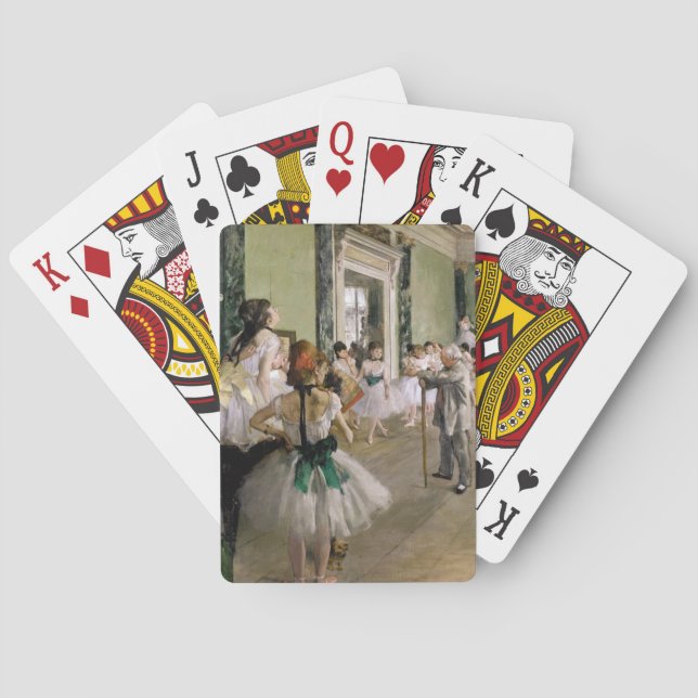 Edgar Degas - Die Tanzstunde Spielkarten (Rückseite)