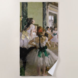 Edgar Degas - Die Tanzstunde Strandtuch