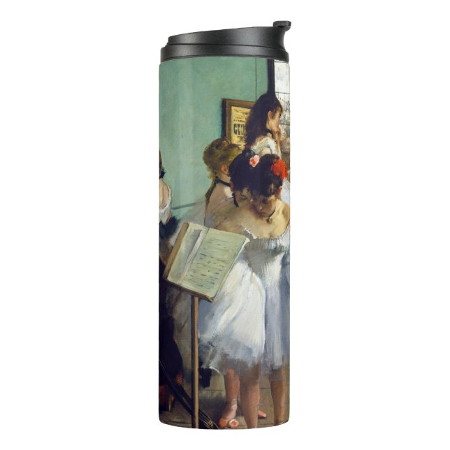 Edgar Degas - Die Tanzstunde Thermosbecher (Nach links gedreht)