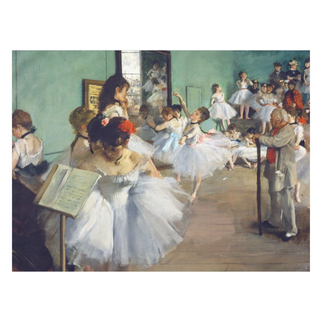 Edgar Degas - Die Tanzstunde Tischdecke (Vorderseite (Horizontal))