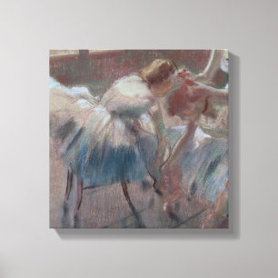 Edgar Degas   drei Tänzer, die für Klasse sich Leinwanddruck