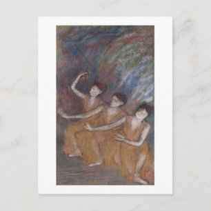 Edgar Degas Drei Tänzerinnen Postkarte