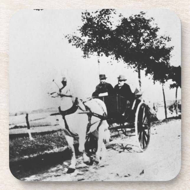 Edgar Degas | Edgar Degas und ein Freund Getränkeuntersetzer (Vorderseite)