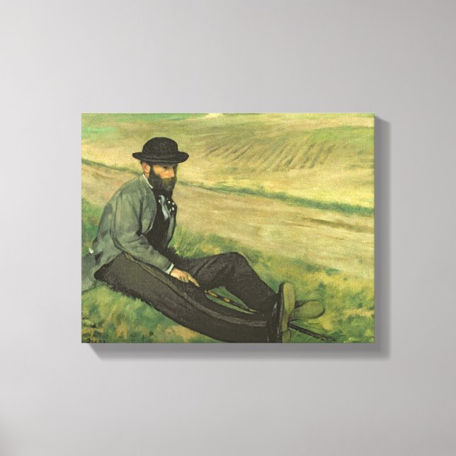 Edgar Degas | Eugene Manet Leinwanddruck (Vorderseite)