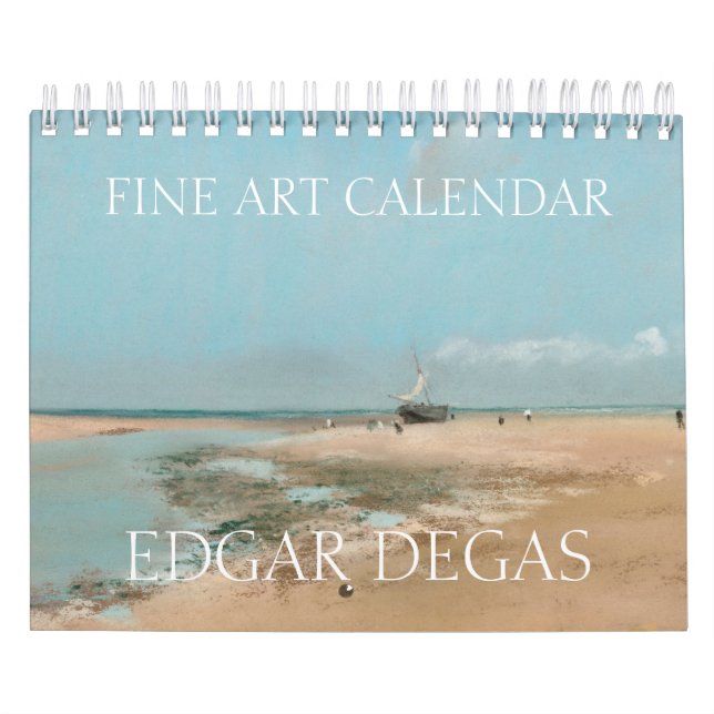 EDGAR DEGAS FINE ART CALENDAR KALENDER (Titelbild)