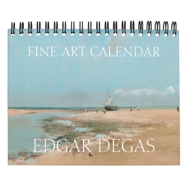 EDGAR DEGAS FINE ART CALENDAR KALENDER (Titelbild)