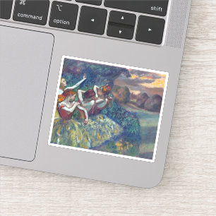 Edgar Degas Four Dancers Aufkleber