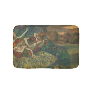 Edgar Degas Four Dancers Impressionist Badematte