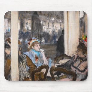 Edgar Degas - Frauen auf einer Café-Terrasse am Ab Mousepad