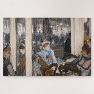 Edgar Degas - Frauen auf einer Café-Terrasse am Ab Puzzle