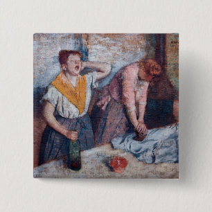 Edgar Degas - Frauen beim Bügeln Button