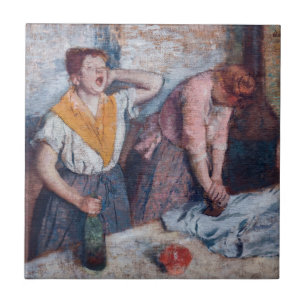 Edgar Degas - Frauen beim Bügeln Fliese
