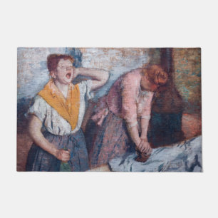 Edgar Degas - Frauen beim Bügeln Fußmatte