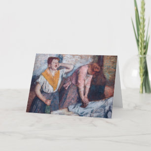 Edgar Degas - Frauen beim Bügeln Karte