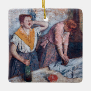 Edgar Degas - Frauen beim Bügeln Keramikornament