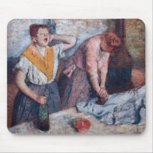 Edgar Degas - Frauen beim Bügeln Mousepad
