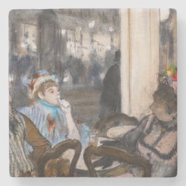 Edgar Degas - Frauen im Café Terrasse im Abend Steinuntersetzer