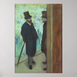 Edgar Degas | Freunde im Theater Poster