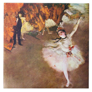 Edgar Degas - Gemälde von Ballerina Fliese