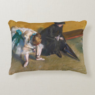 Edgar Degas - Gewartet Dekokissen