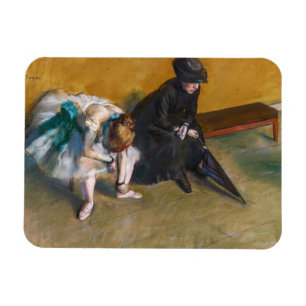 Edgar Degas - Gewartet Magnet