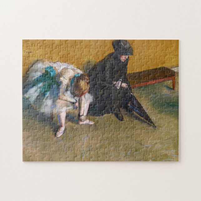 Edgar Degas - Gewartet Puzzle (Horizontal)