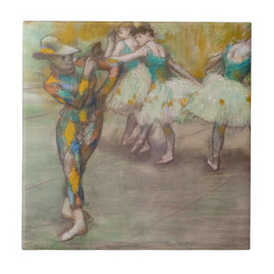 Edgar Degas - Harlekin-Tanz Fliese